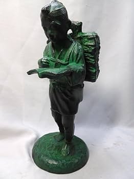 ブロンズ像　少年像　人物像　置物　高さ約43cm　重さ約3kg　M　R7251 ブロンズ像 少年像 人物像 置物 高さ約43cm 重さ約3kg M R7251